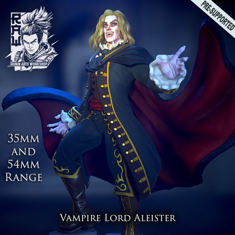 Vampire Lord Aleister - STL only - Only-Games