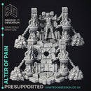 Corpses & Alter - 17 model pack - PRESUPPORTED Scenery - Hell hath no Fury - 32mm scale