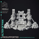 Corpses & Alter - 17 model pack - PRESUPPORTED Scenery - Hell hath no Fury - 32mm scale
