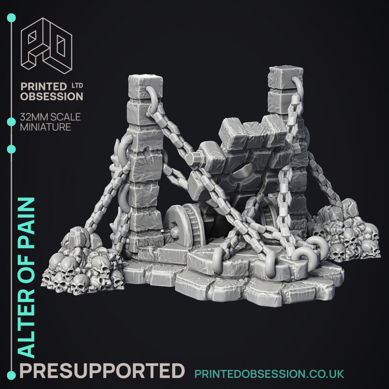 Corpses & Alter - 17 model pack - PRESUPPORTED Scenery - Hell hath no Fury - 32mm scale