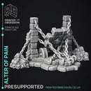 Corpses & Alter - 17 model pack - PRESUPPORTED Scenery - Hell hath no Fury - 32mm scale