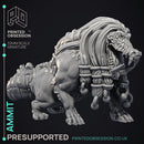 Ammit - Court of Anubis -  PRESUPPORTED - Illustrated and Stats - 32mm scale
