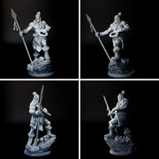 Anbassa The Bloodforged - Human Barbarian - STL only - Only-Games