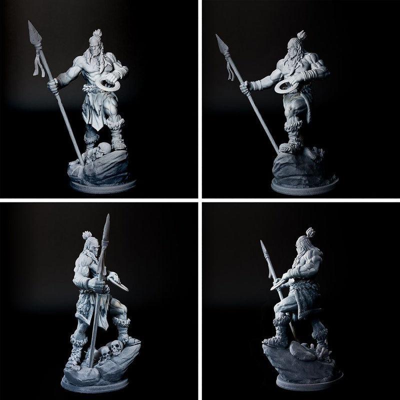 Anbassa The Bloodforged - Human Barbarian - STL only - Only-Games