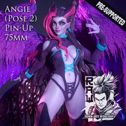 Angie Pin Up (Pose 2) 75mm Pre-Supported - STL only - Only-Games