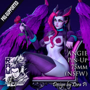 Angie Pin Up 75mm (NSFW version) Pre-Supported - STL only - Only-Games
