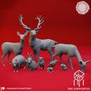 Forest Animals - Tabletop Props (Pre-Supported)