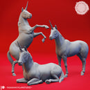 Horses and Unicorns - Tabletop Props (Pre-Supported)