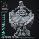 Anabelle - Awakend Puppet Necromancer - PRESUPPORTED - 32mm scale