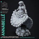 Anabelle - Awakend Puppet Necromancer - PRESUPPORTED - 32mm scale