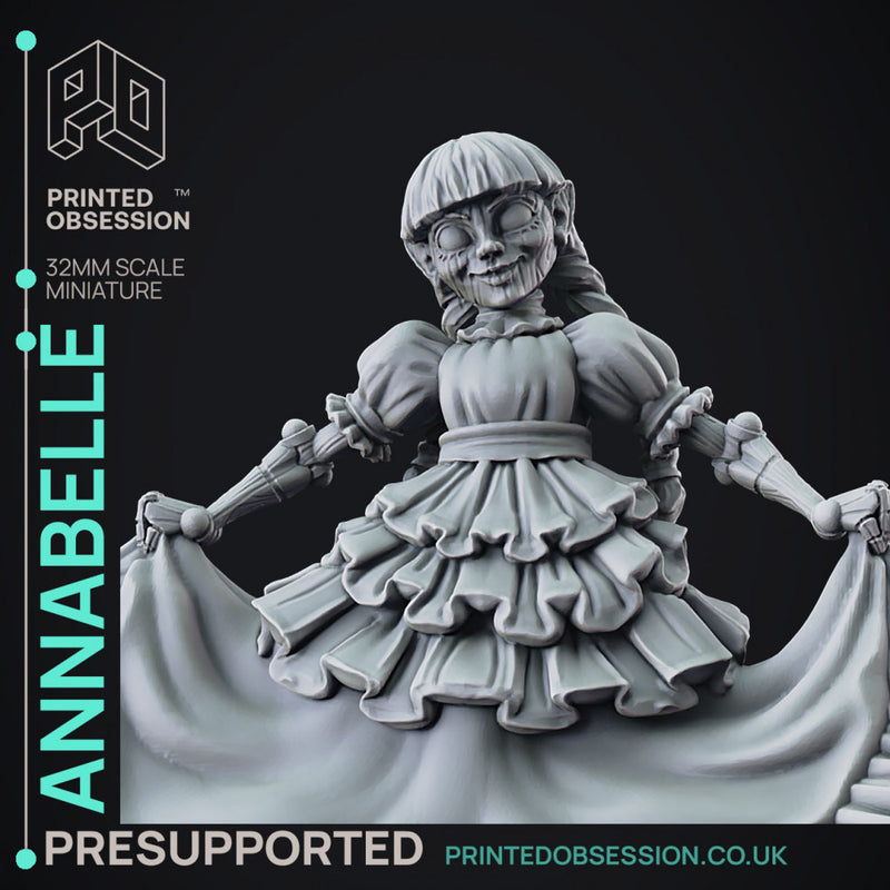 Anabelle - Awakend Puppet Necromancer - PRESUPPORTED - 32mm scale