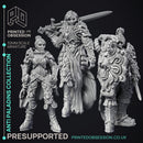 Anti Paladin Collection - 3 Models - PRESUPPORTED - Hell Hath No Fury - 32 mm Scale