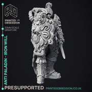Anti Paladin - Iron Will - PRESUPPORTED - Hell Hath No Fury - Scale 32mm - Only-Games