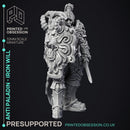 Anti Paladin - Iron Will - PRESUPPORTED - Hell Hath No Fury - Scale 32mm