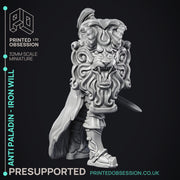 Anti Paladin - Iron Will - PRESUPPORTED - Hell Hath No Fury - Scale 32mm - Only-Games