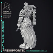 Anti Paladin - Iron Will - PRESUPPORTED - Hell Hath No Fury - Scale 32mm - Only-Games
