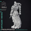 Anti Paladin - Iron Will - PRESUPPORTED - Hell Hath No Fury - Scale 32mm