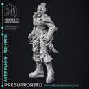 Anti Paladin - Red Hand - PRESUPPORTED - Hell Hath No Fury - 32mm scale