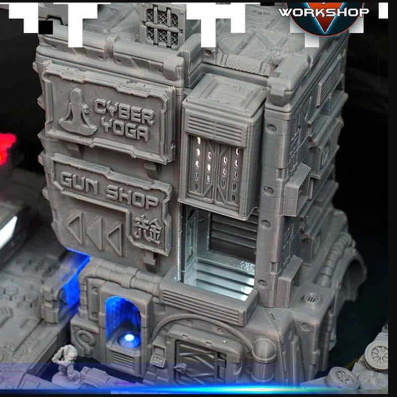 Cyberpunk building - Only-Games