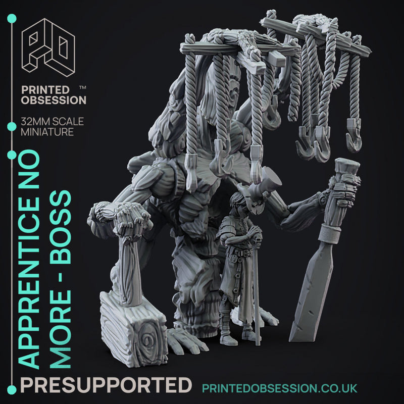 Apprentice no more - Boss Monster - PRESUPPORTED - 32mm scale
