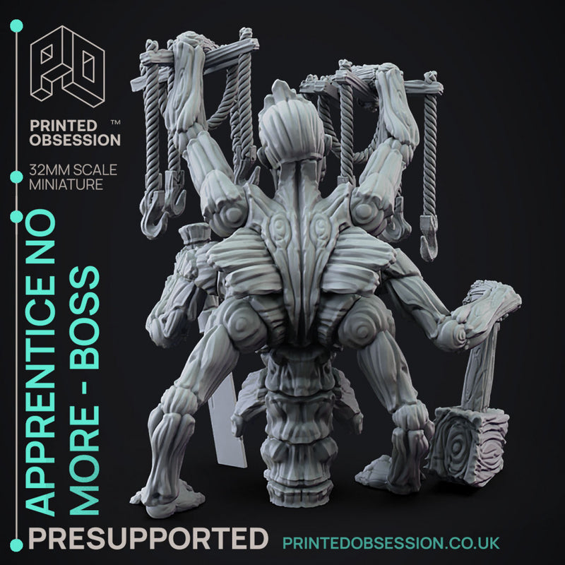 Apprentice no more - Boss Monster - PRESUPPORTED - 32mm scale