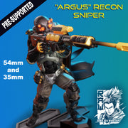 Advanced Recon Sniper "Argus" - Cyberpunk Soldier - STL only - Only-Games