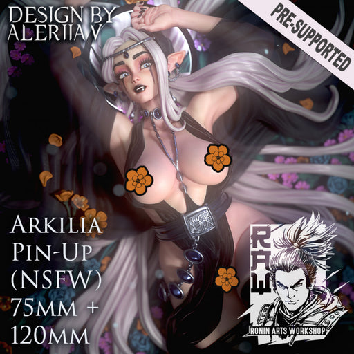 Arkilia Pin Up - 75 and 120mm (NSFW version) - STL only.´ - Only-Games