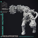 Artificer - Armourer - Male fighter - PRESUPPORTED - 32mm Scale