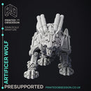 Artificer Wolf - 2 Models - PRESUPPORTED - 32mm scale