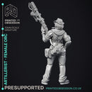 Artificer - Artillerist Female Orc - PRESUPPORTED - 32mm Scale