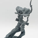 Elf Ranger Archer Arya- Elf Ranger Archer - 75mm + 35mm Scale