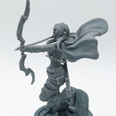 Elf Ranger Archer Arya- Elf Ranger Archer - 75mm + 35mm Scale