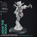Tabaxi Assassin - Tabaxi Caravan - PRESUPPORTED - 32mm scale.