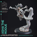 Tabaxi Assassin - Tabaxi Caravan - PRESUPPORTED - 32mm scale.