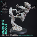 Tabaxi Assassin - Tabaxi Caravan - PRESUPPORTED - 32mm scale.