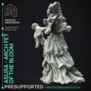 Arch Fey of the Blossom - Eladrin -  PRESUPPORTED - Illustrated and Stats - 32mm scale