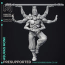 Asuras Monk - Celestial - Heaven Hath no Fury - PRESUPPORTED - 32mm Scale