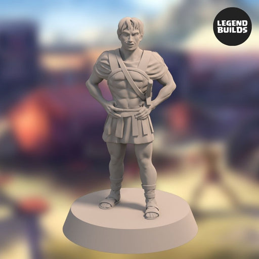 Atteus “the Younger” – 3D printable miniature – STL file - Only-Games