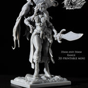 Pirate Captain Azurra - STL only - Only-Games