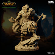 4 miniatures - 32mm - Barbarians Bundle - Uncharted Kingdoms - Only-Games