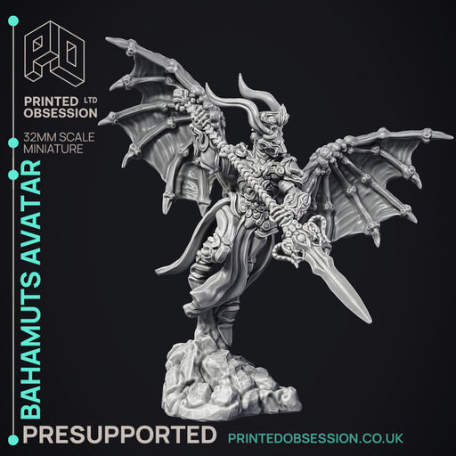 Bahamuts Avatar - Celestial - PRESUPPORTED - Heaven hath no Fury - 32 mm scale - Only-Games