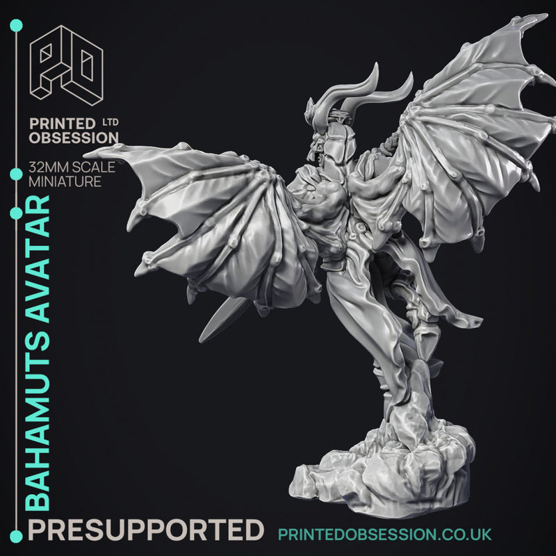 Bahamuts Avatar - Celestial - PRESUPPORTED - Heaven hath no Fury - 32 mm scale