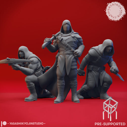 Bandit Mob - Tabletop Miniatures (Pre-Supported) - Only-Games