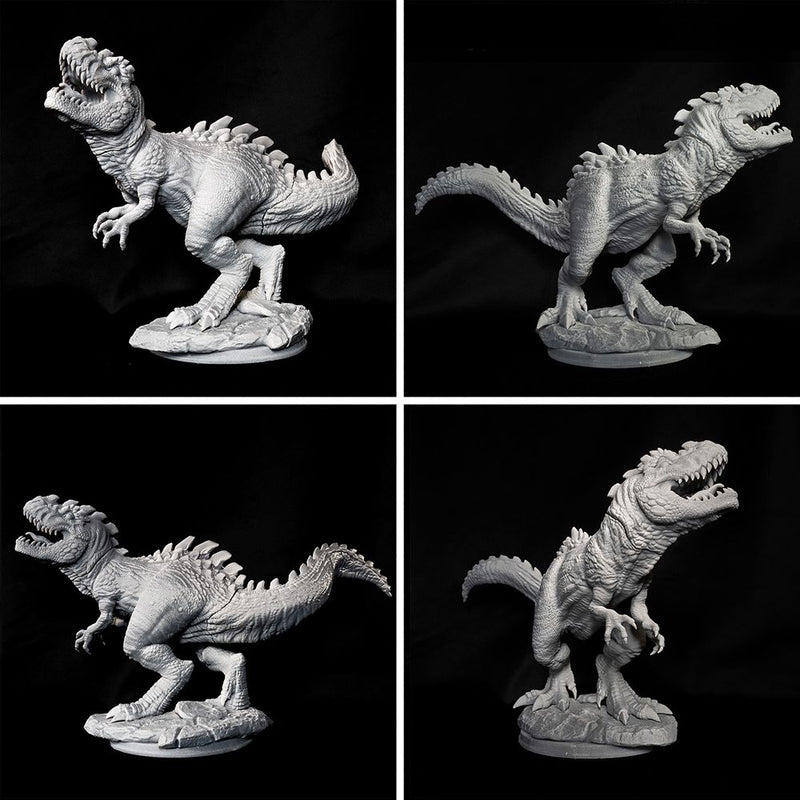 Anbassa and Banemaw - Barbarian riding a Giganotosaurus - 35mm