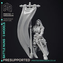 Battle Nuns - 5 Models - PRESUPPORTED - Heaven Hath No Fury - 32 mmm