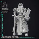 Battle Nuns - 5 Models - PRESUPPORTED - Heaven Hath No Fury - 32 mmm