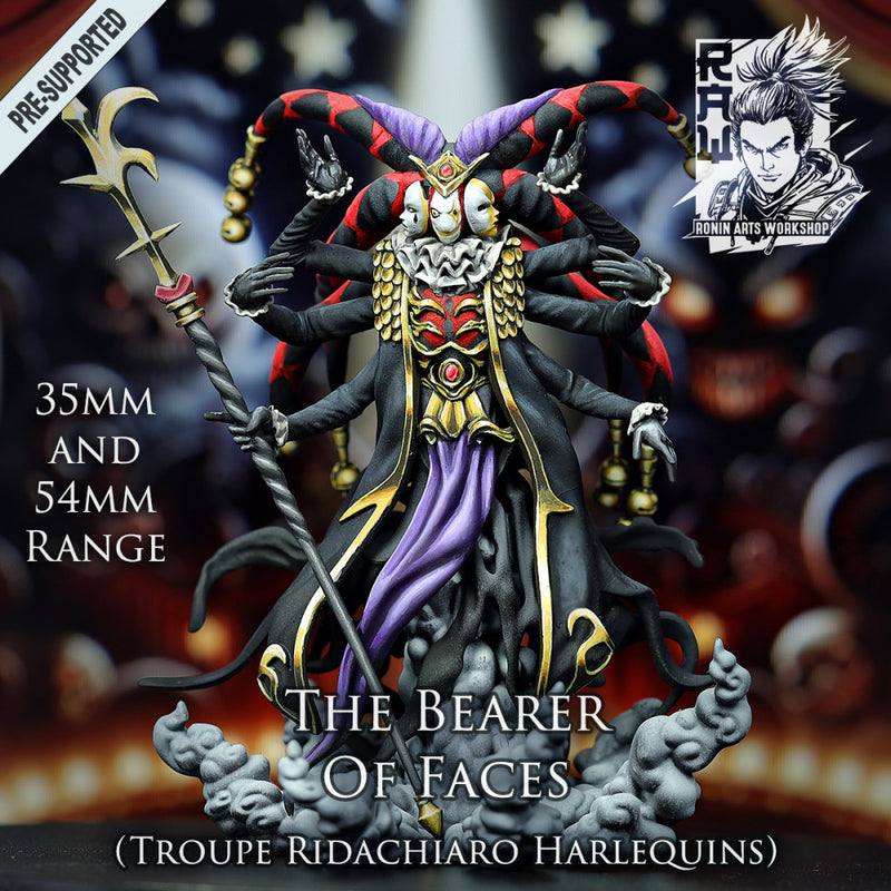 The Bearer Of Faces - Harlequin Monster - STL only - Only-Games