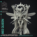 Queen Bee - Boss Monster -  PRESUPPORTED - Illustrated and Stats - 32mm scale