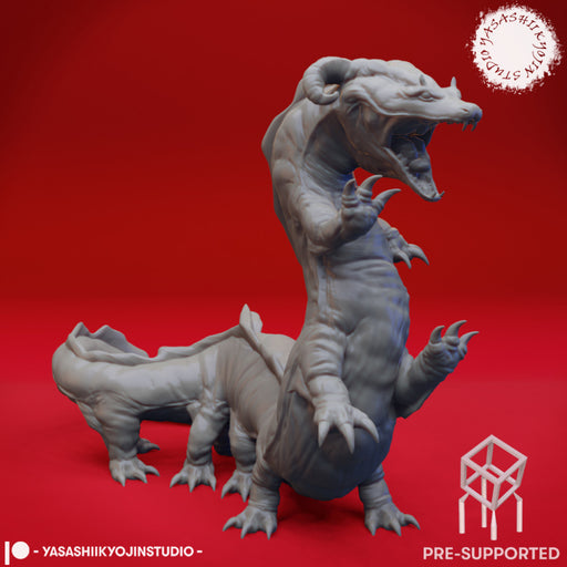 Behir - Tabletop Miniature (Pre-Supported) - Only-Games