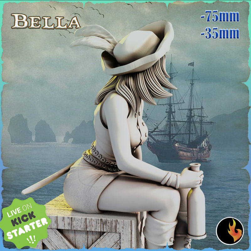 Pirate Bella - Female Pirate 75mm